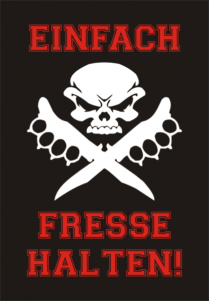 EINFACH FRESSE HALTEN! Kapuzenpullover (Unisex)